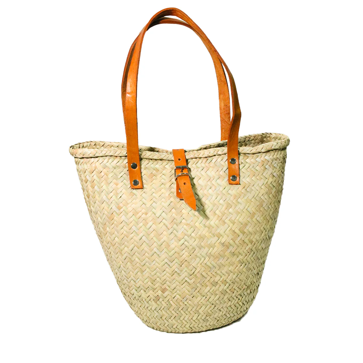Puerto Escondido Woven Palm Large Beach Bag Tote - Image 7