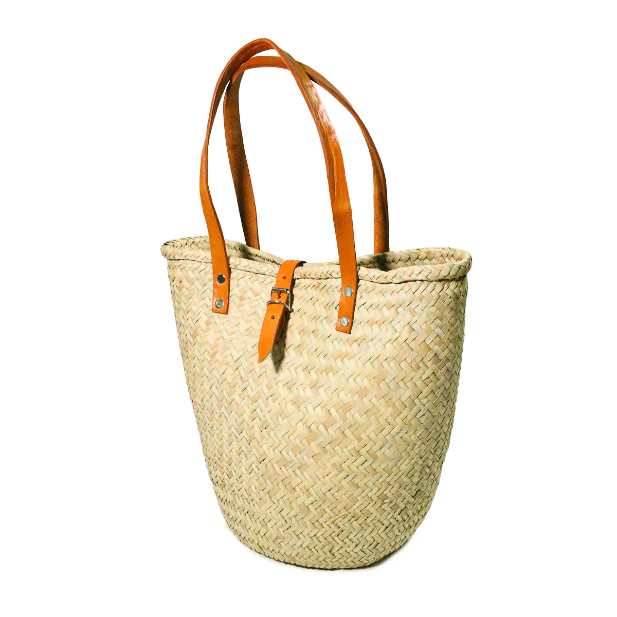 Puerto Escondido Woven Palm Large Beach Bag Tote - Image 8