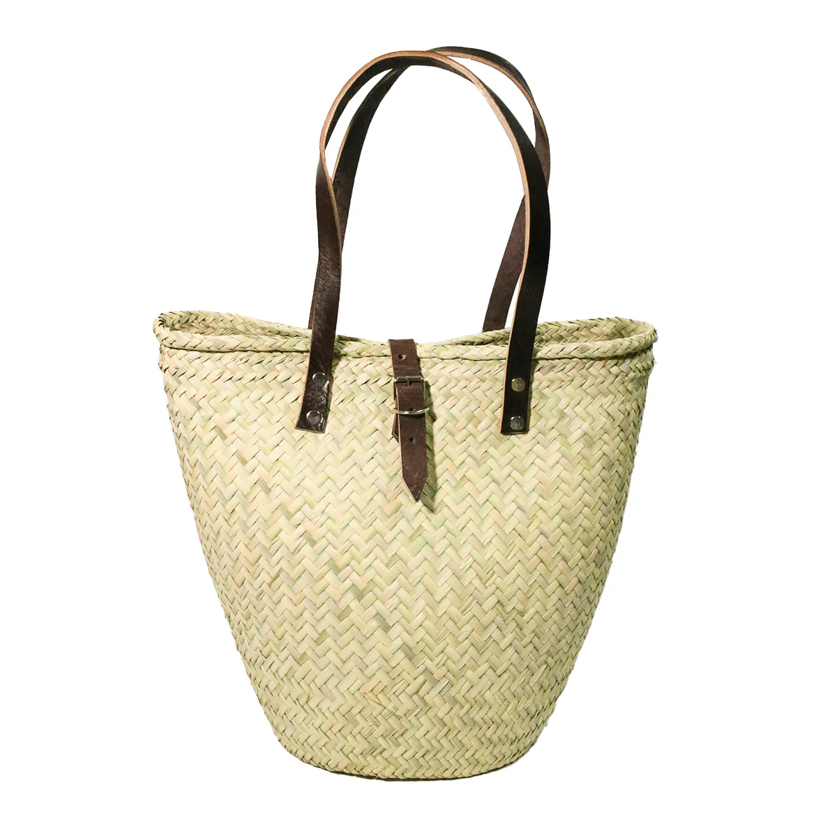 Puerto Escondido Woven Palm Large Beach Bag Tote - Image 9