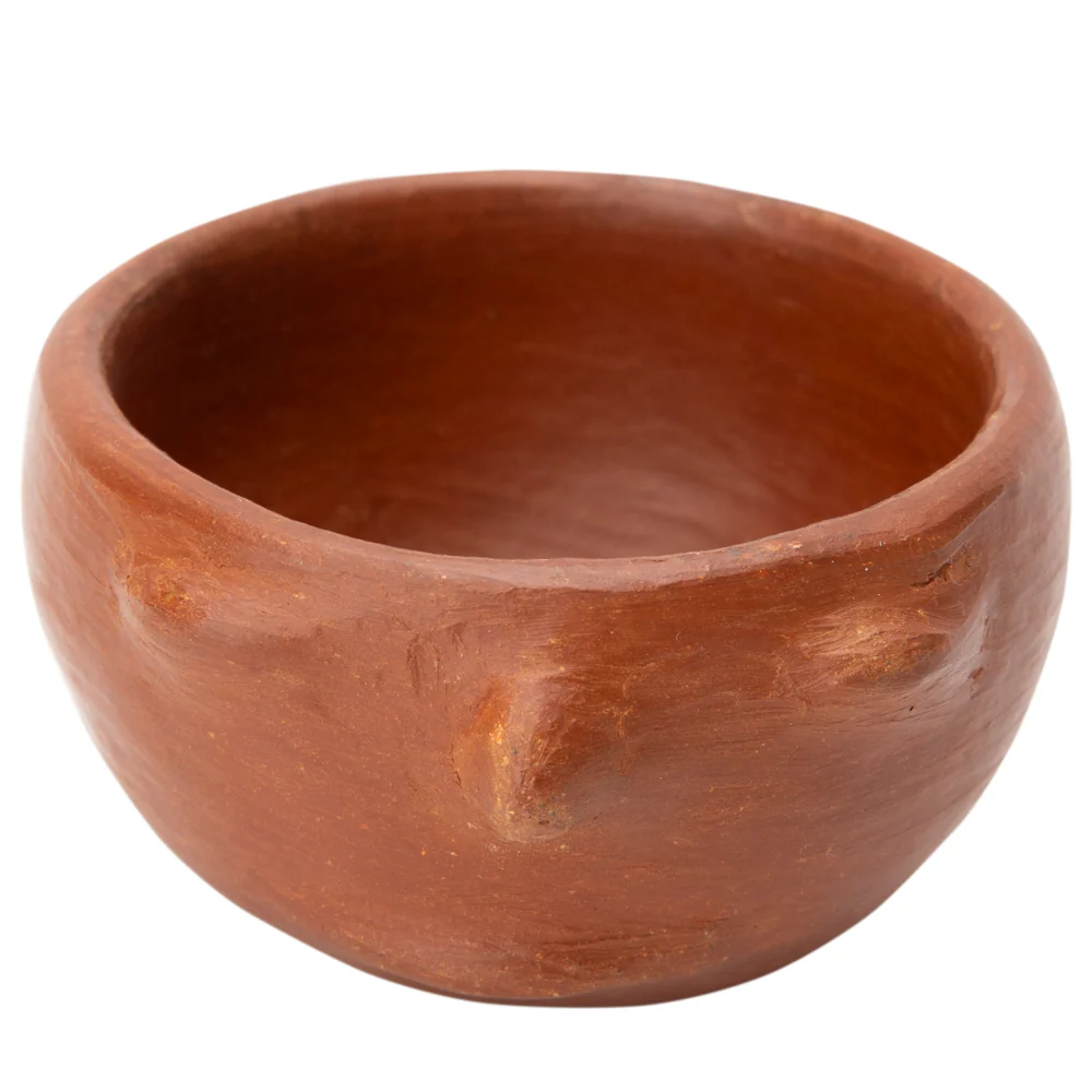 Red Clay Face Terracotta Short Spice Holder/Mezcalero - Image 3