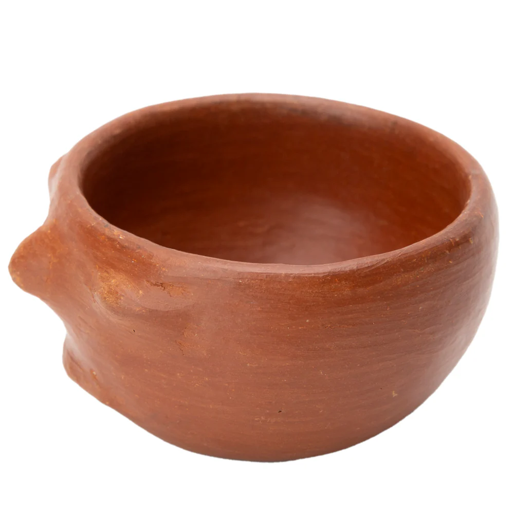 Red Clay Face Terracotta Short Spice Holder/Mezcalero - Image 4