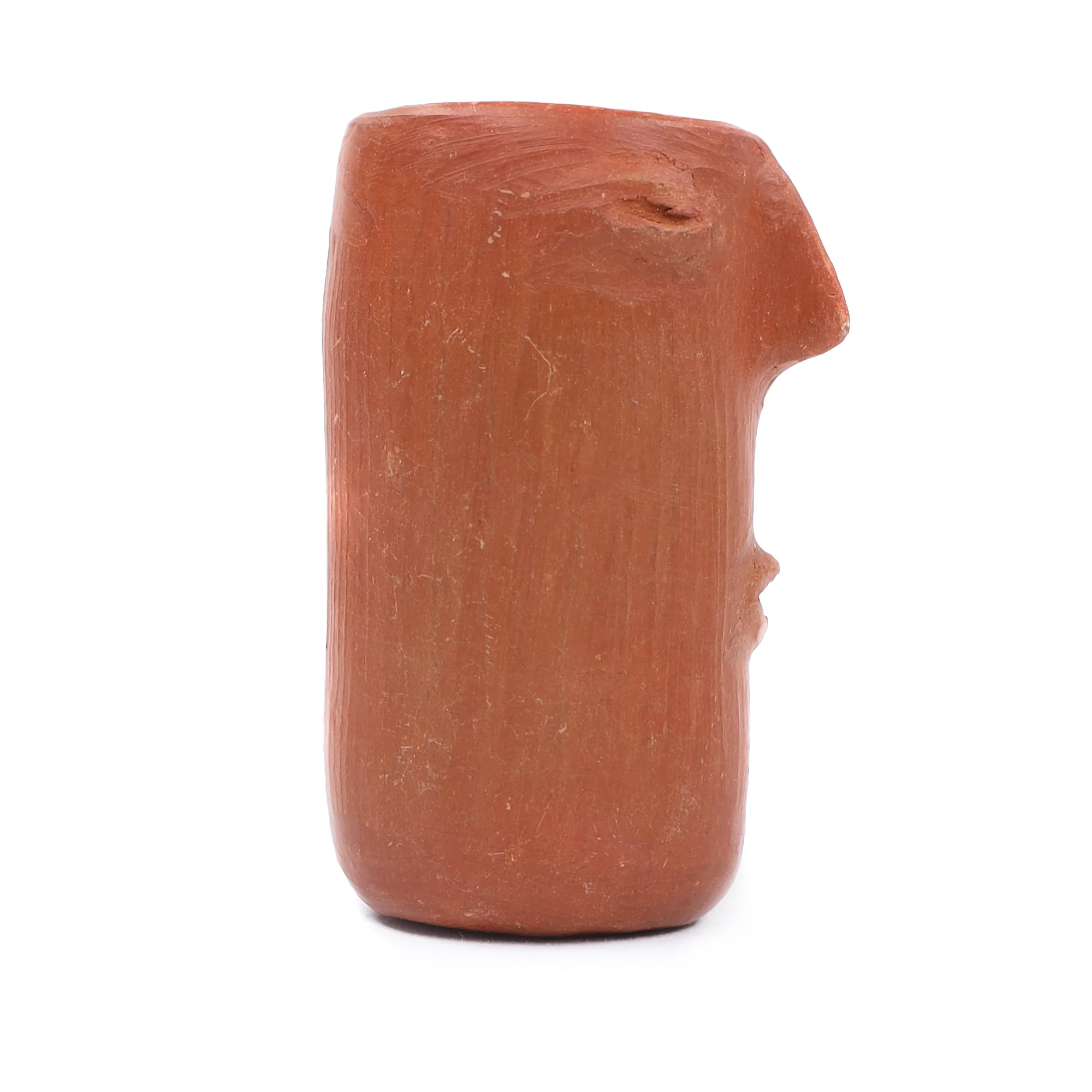 Red Clay Face Terracotta Tall Shot Glass - Image 4