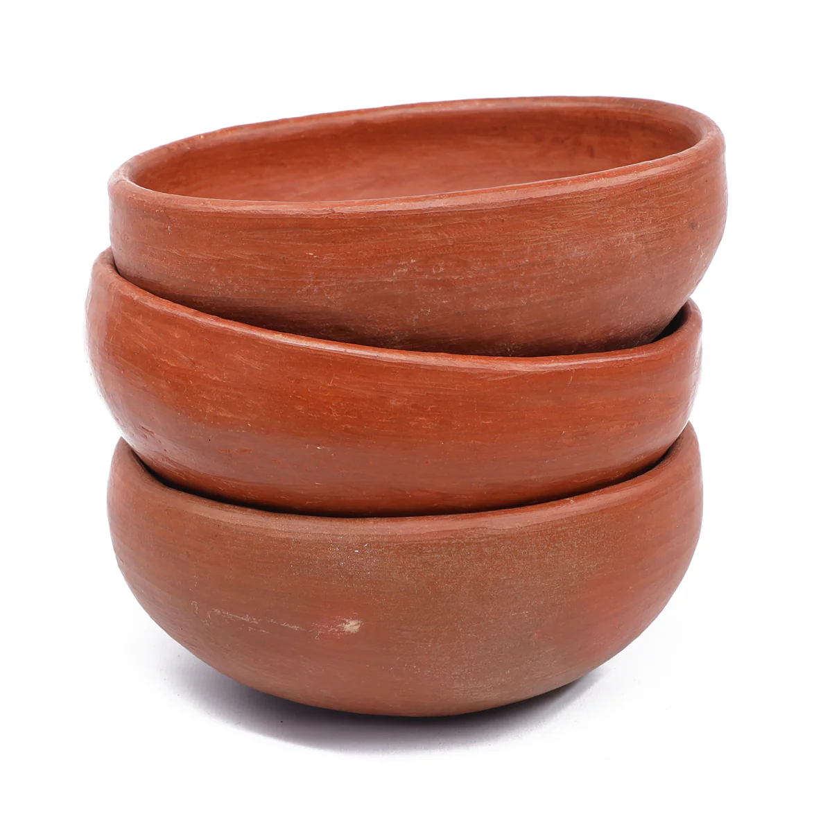 Red Clay Terracotta Cereal/Soup Bowl - Image 3