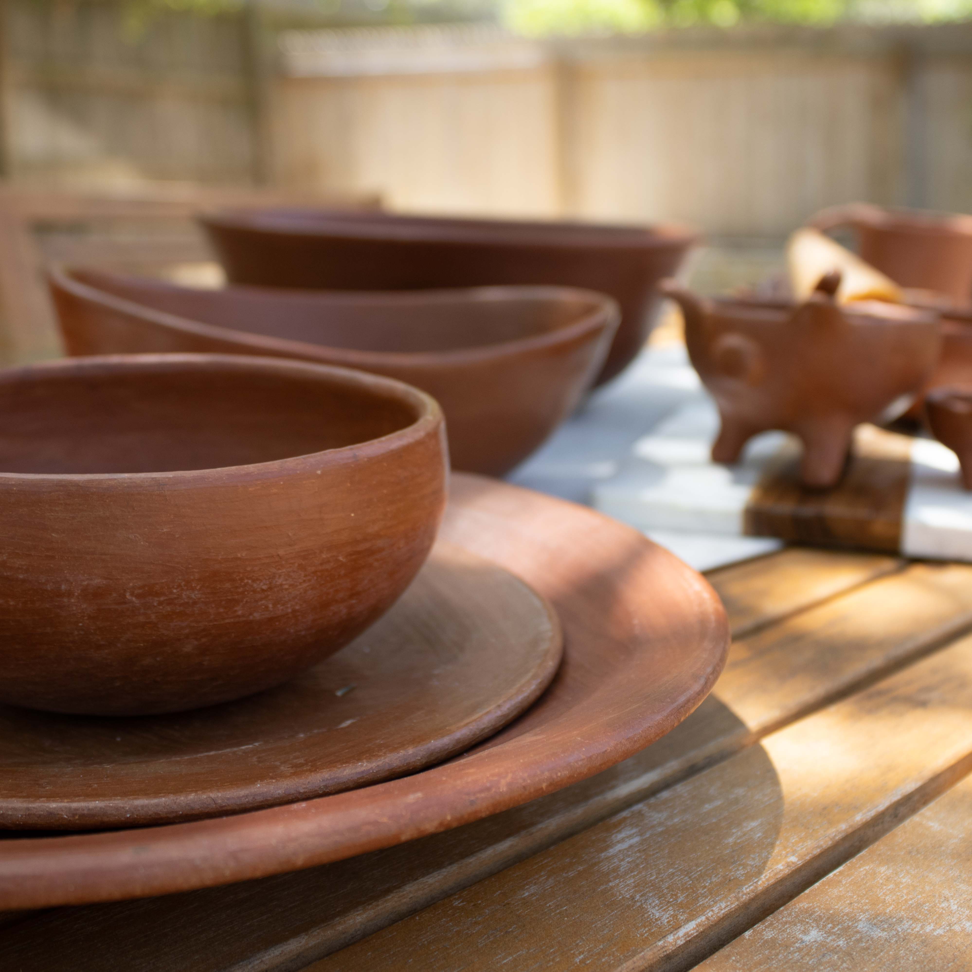 Red Clay Terracotta Cereal/Soup Bowl - Image 6