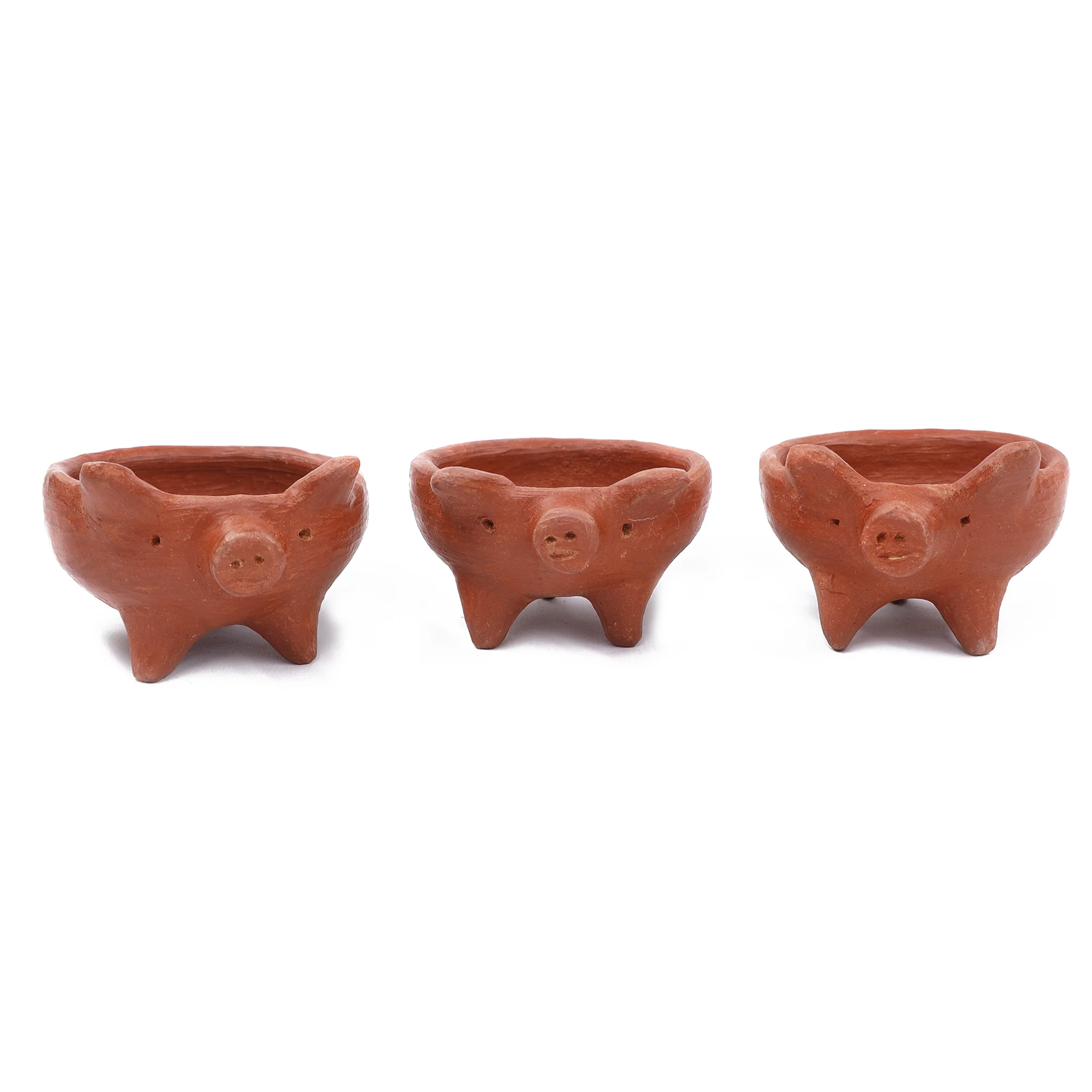 Red Clay Terracotta Cochinito Mini Spice Bowl - Image 8