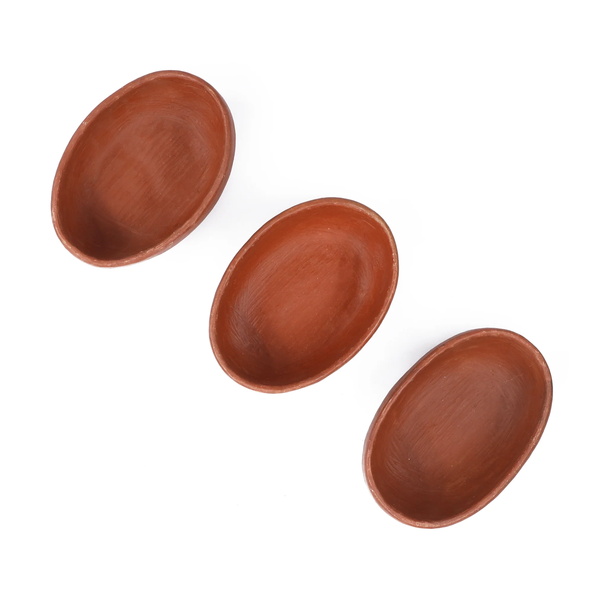 Red Clay Terracotta Small Oval Bowl - Image 11