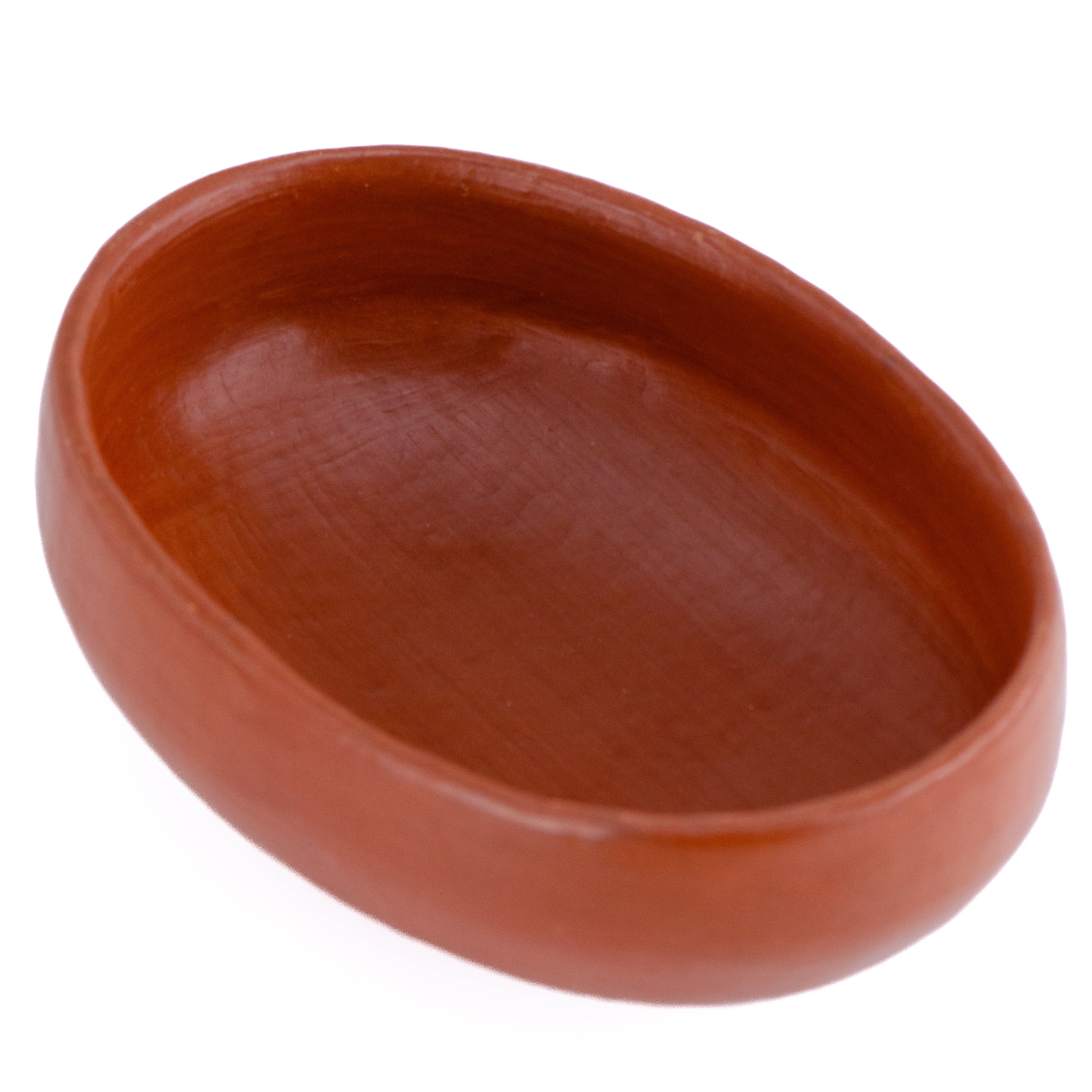 Red Clay Terracotta Small Oval Bowl - Image 3