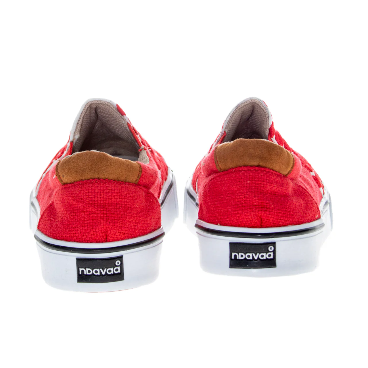 Red Jalapa Embroidered Slip-On Sneakers - Image 4