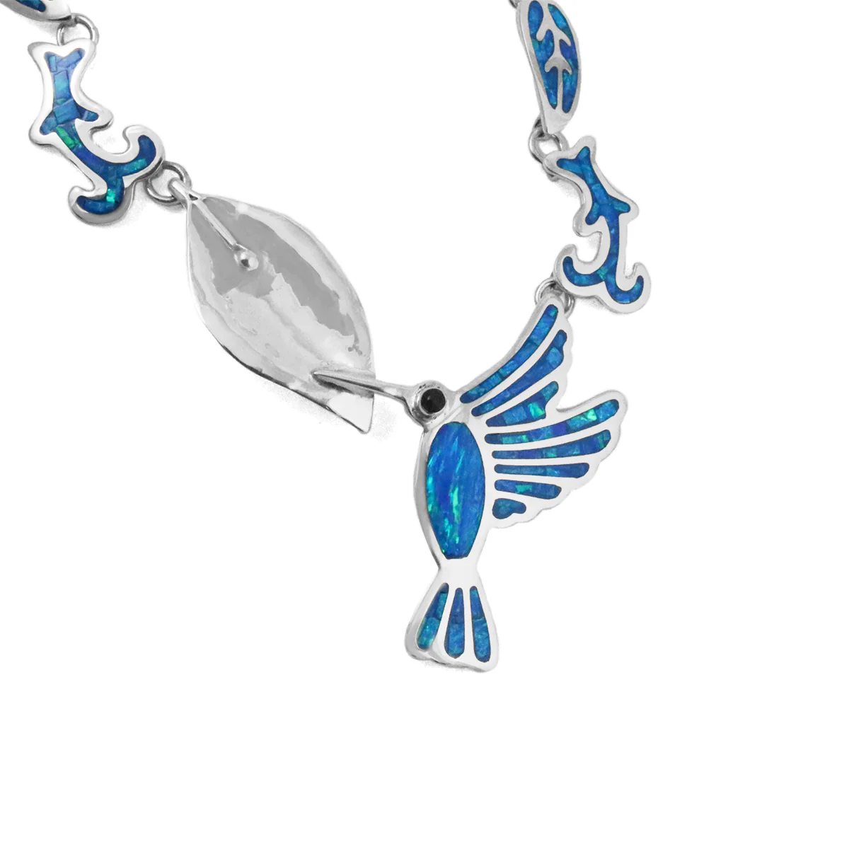 Sterling Silver Colibrí Azul Opal Jewelry Set - Image 5