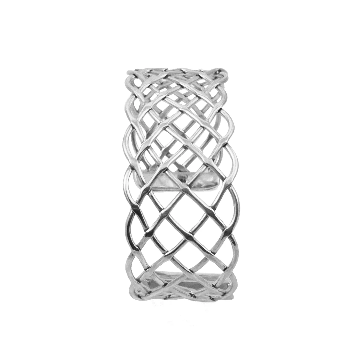 Sterling Silver Entrelazo Cuff Bracelet - Image 4