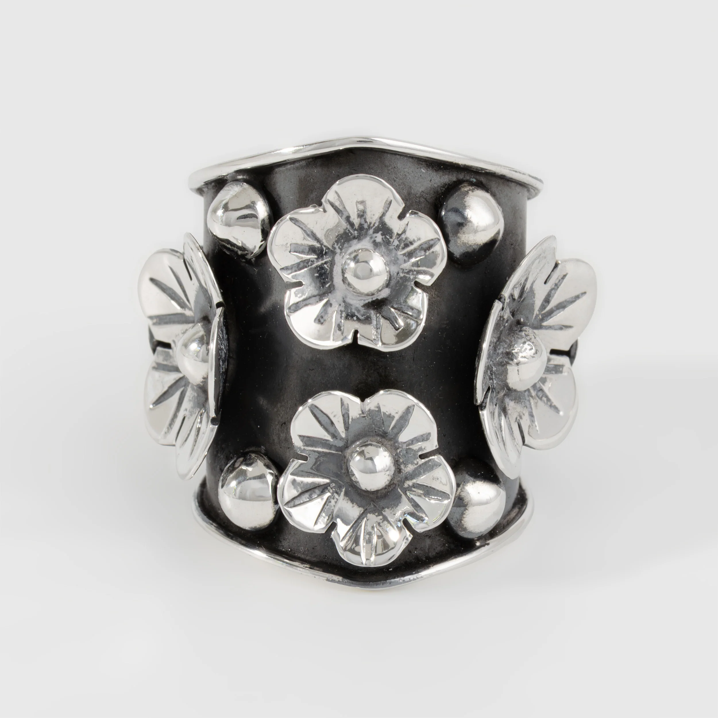 Sterling Silver Flower Garden Ring - Image 4