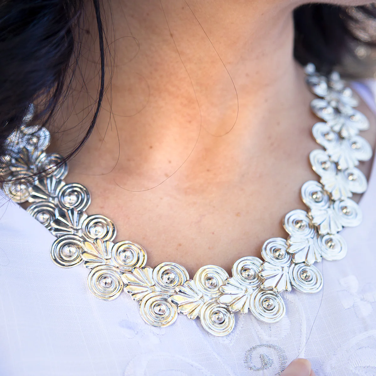 Sterling Silver Spratling Conchas Set (Necklace, Bracelet, & Earrings) - Image 5