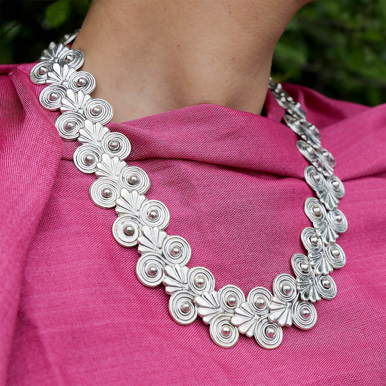 Sterling Silver Spratling Conchas Set (Necklace, Bracelet, & Earrings) - Image 6