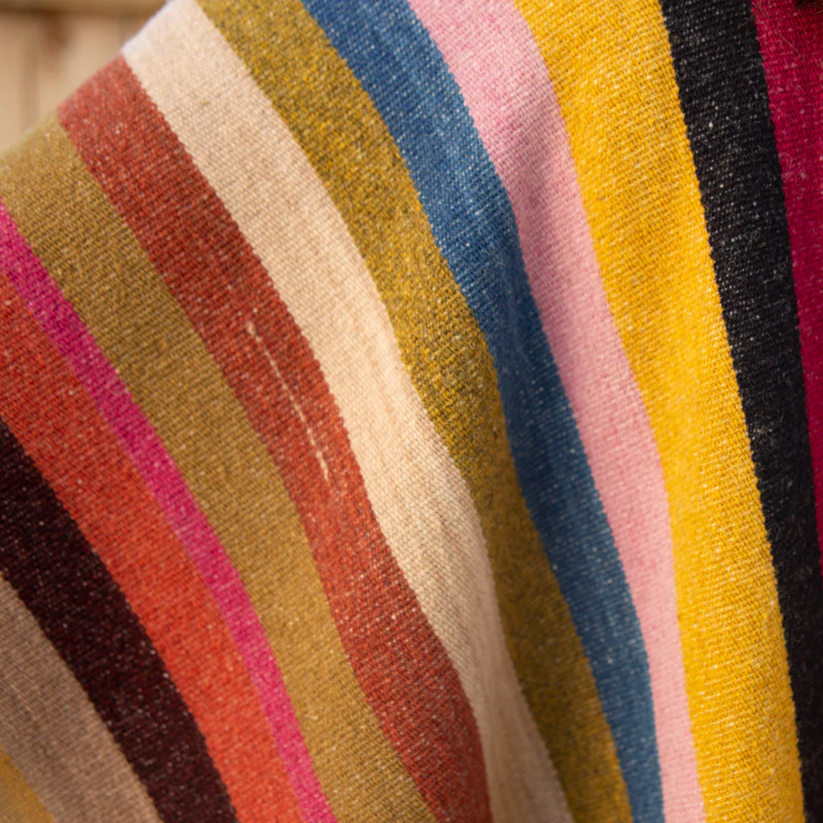 Tanamacoyan Naturally Dyed Wool Ruana - Image 6