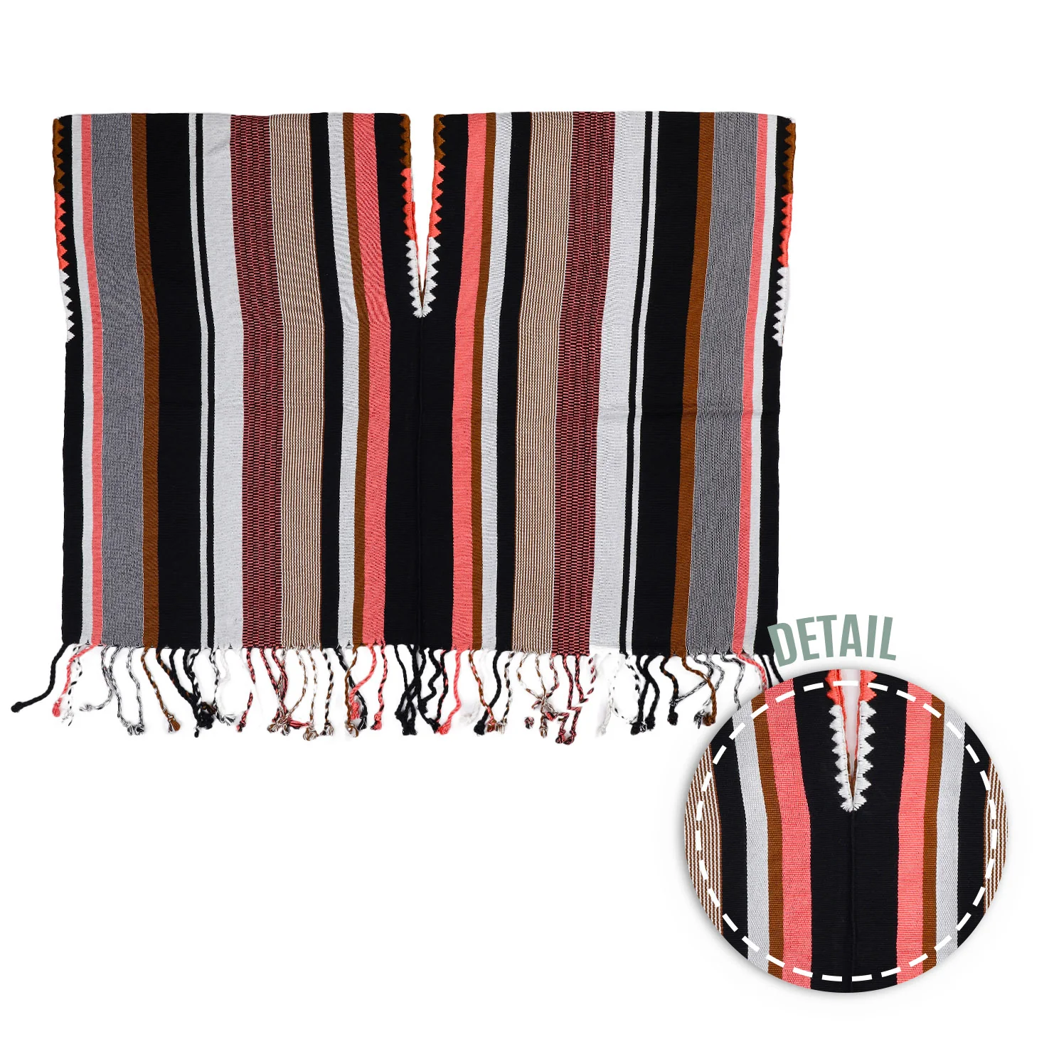 Tassels Cropped Huipil Blouse - Image 14