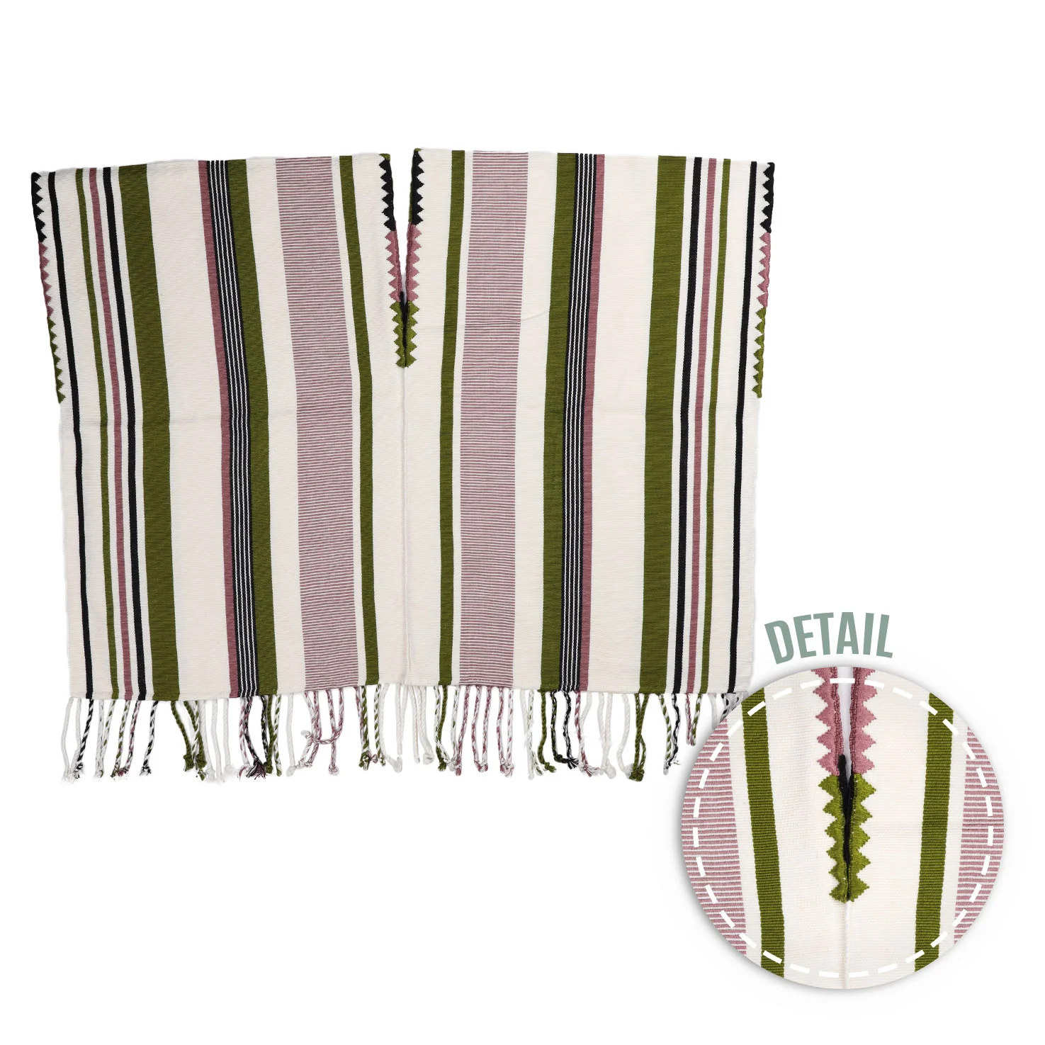 Tassels Cropped Huipil Blouse - Image 15