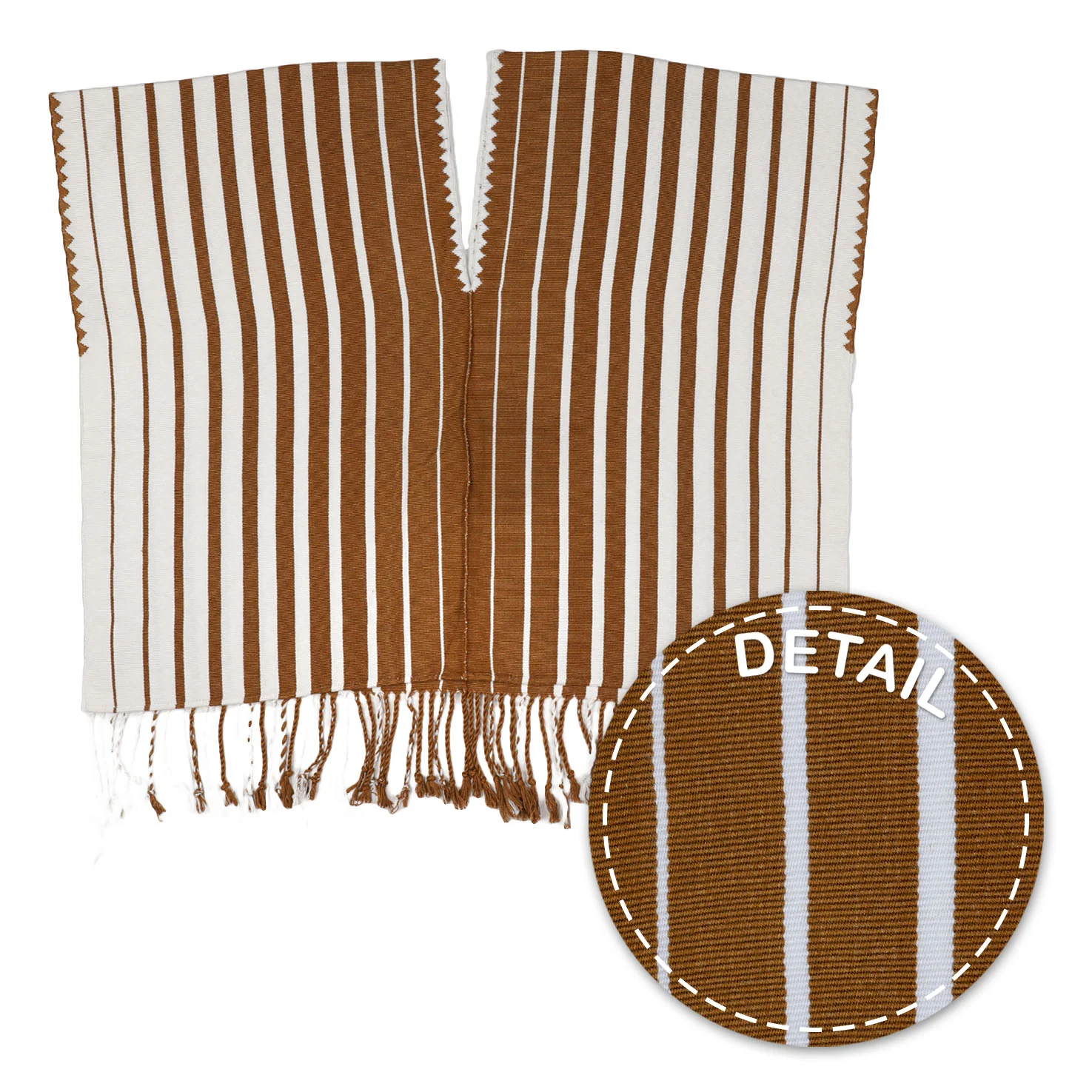 Tassels Cropped Huipil Blouse - Image 9