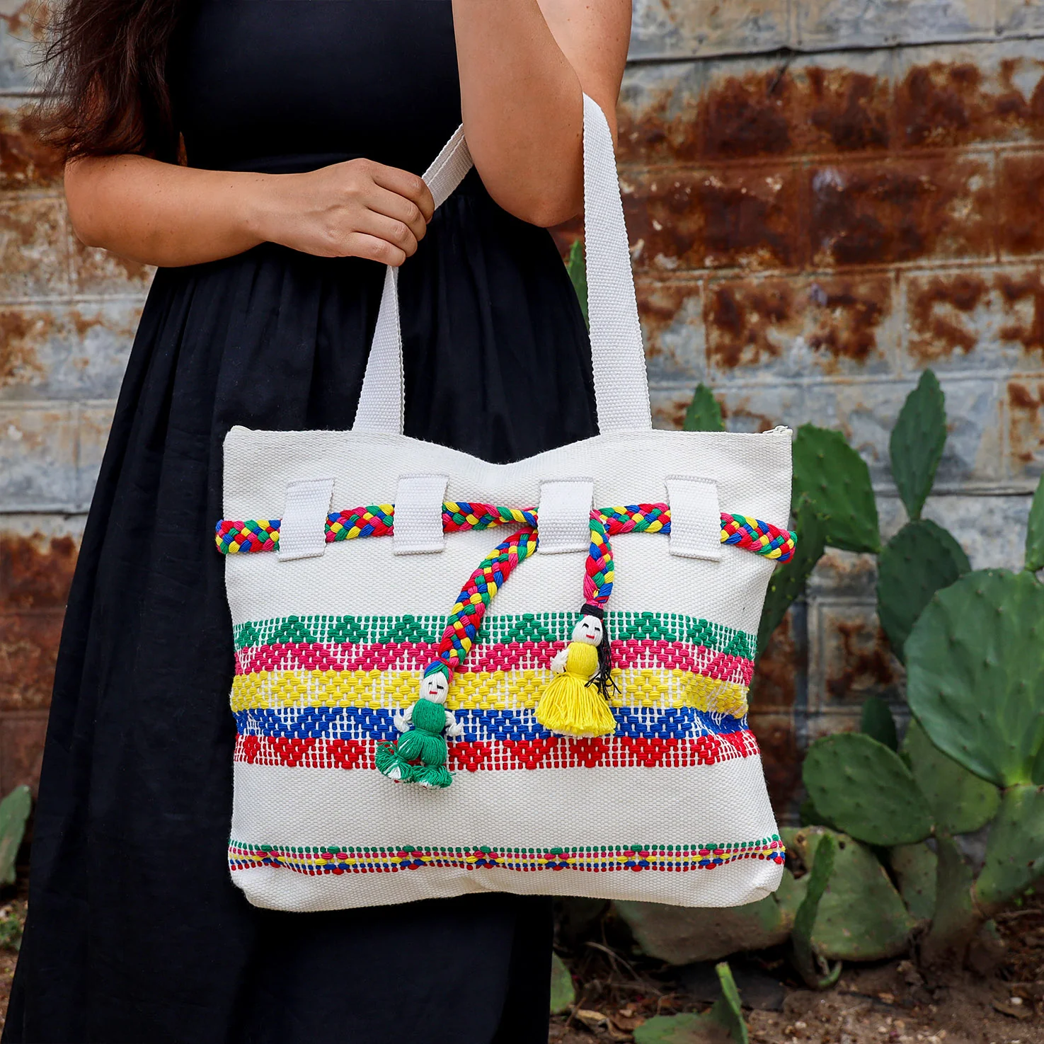 The Everything Handwoven Jalieza Tote Bag - Image 3