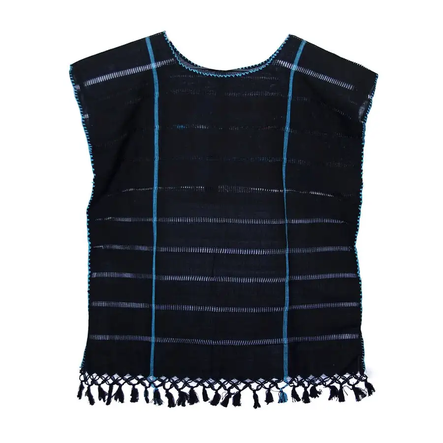 Trenzado Huipil de Telar Blouse - Image 12