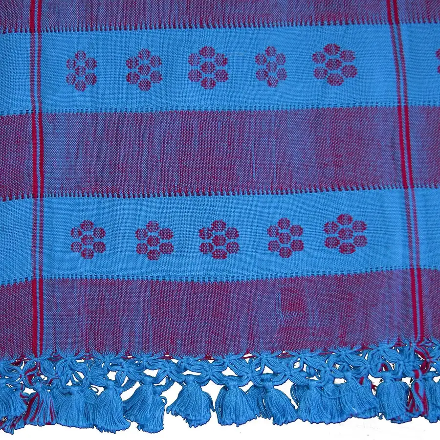 Trenzado Huipil de Telar Blouse - Image 15