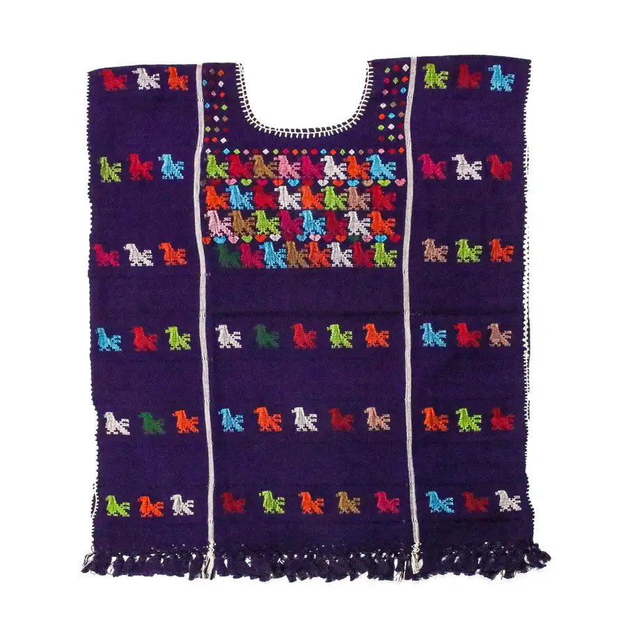 Trenzado Huipil de Telar Blouse - Image 24