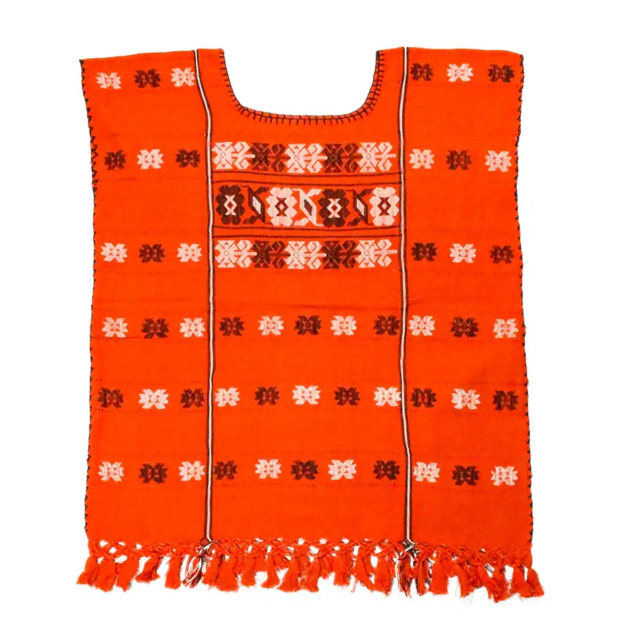 Trenzado Huipil de Telar Blouse - Image 25