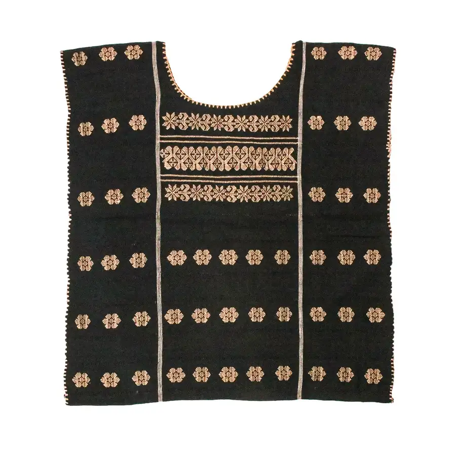 Trenzado Huipil de Telar Blouse - Image 28