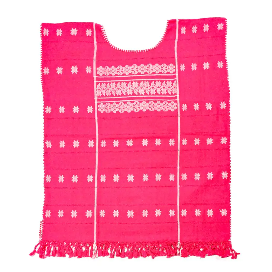 Trenzado Huipil de Telar Blouse - Image 29