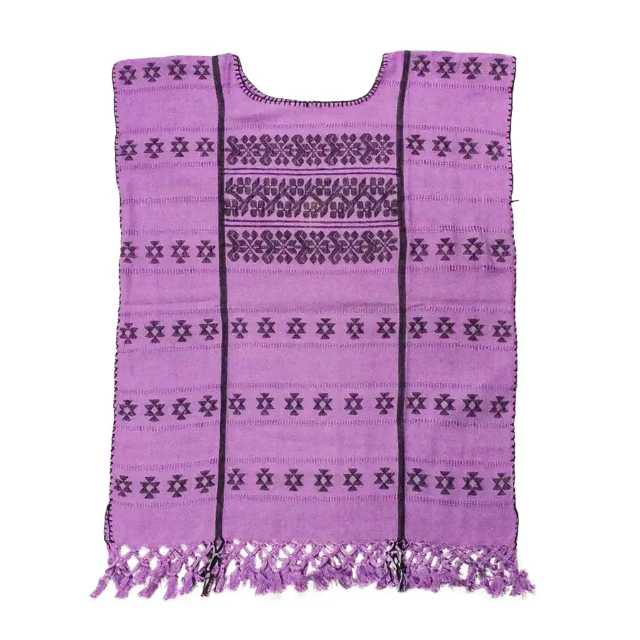 Trenzado Huipil de Telar Blouse - Image 32