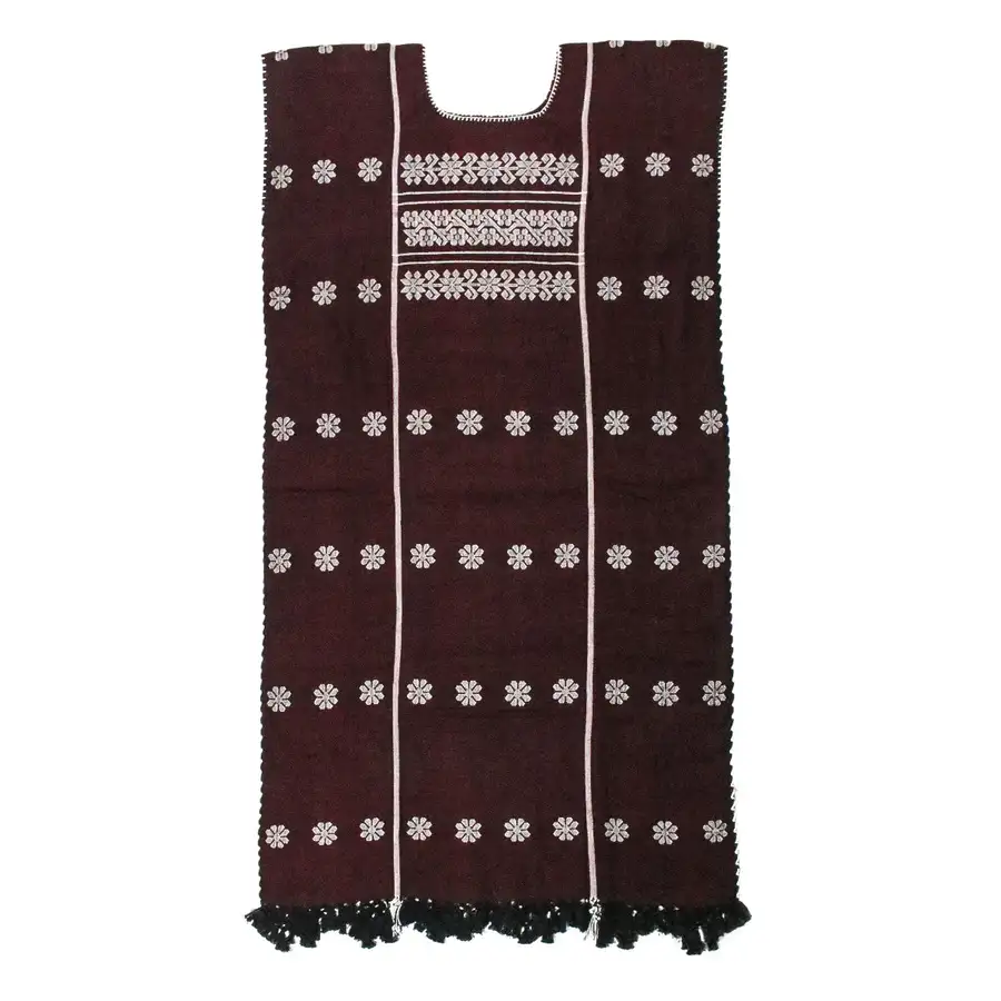 Trenzado Long Huipil de Telar Dress - Image 24