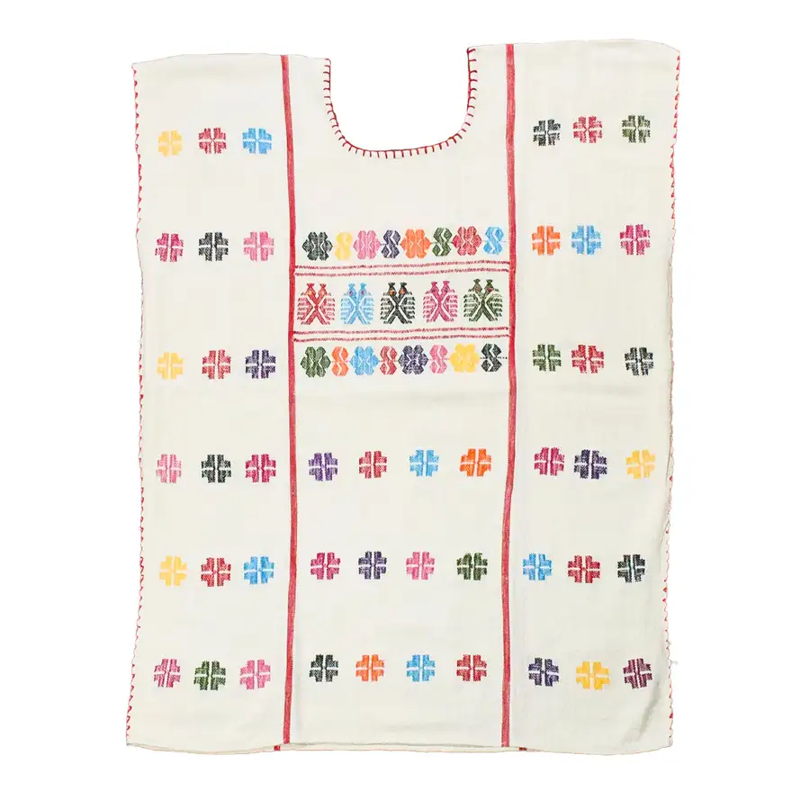 Trenzado Long Huipil de Telar Dress - Image 28