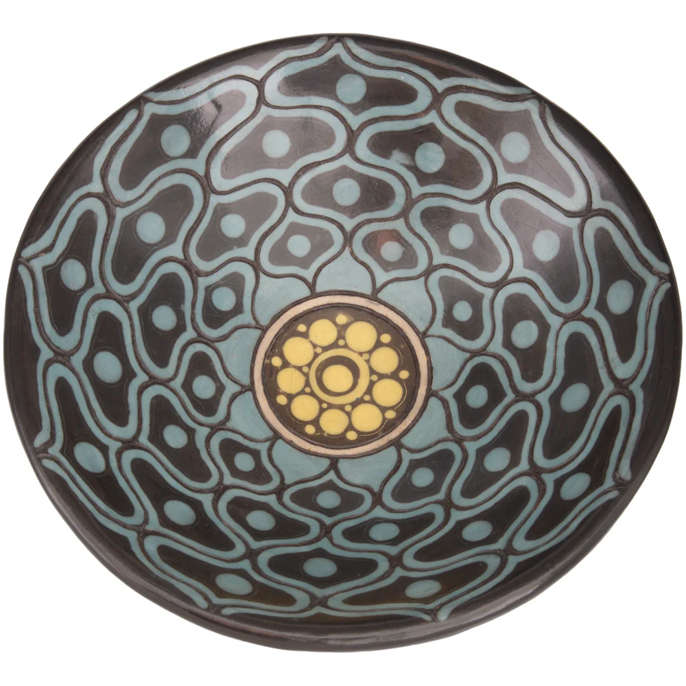 Zinapécuaro Sol Hand-Painted Ceramic Bowl - Image 7